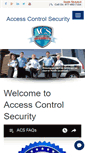 Mobile Screenshot of accesscontrolsecurity.com